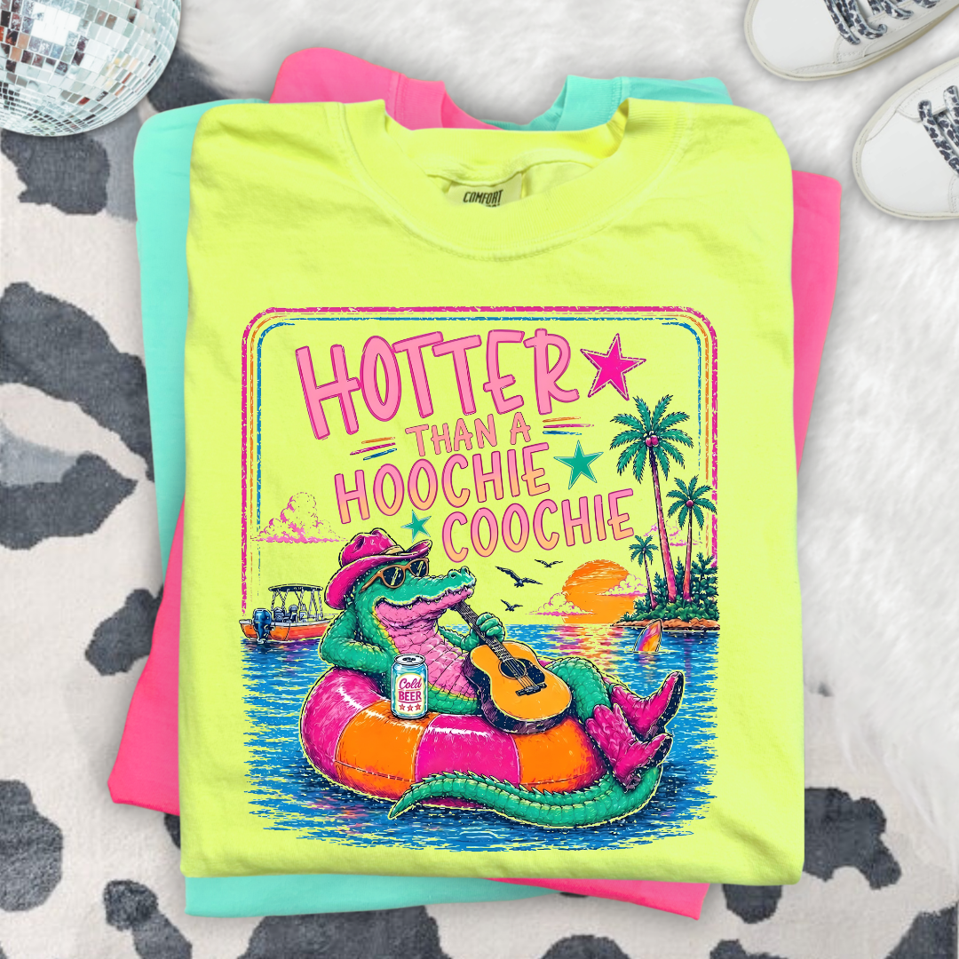 Hotter River Gator Sketchy DTF Transfer