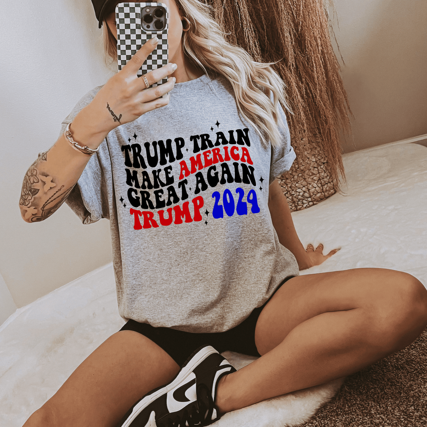 Trump Train Wavy DTF