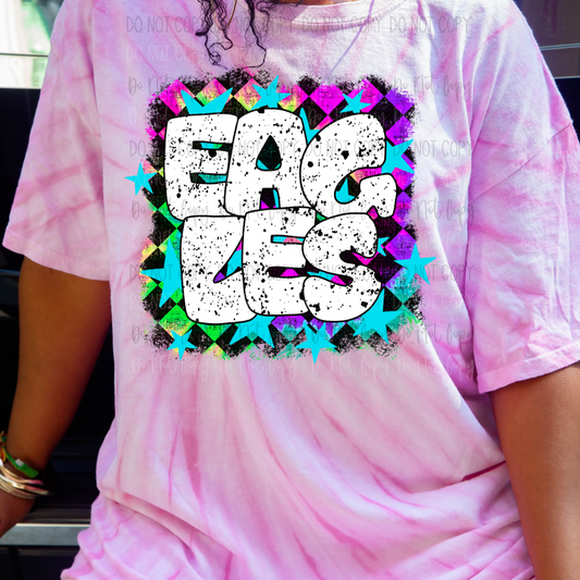 Eagles Graffiti DTF Transfer