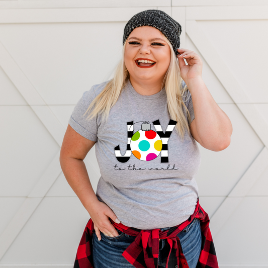 Polka Dot Christmas Joy DTF