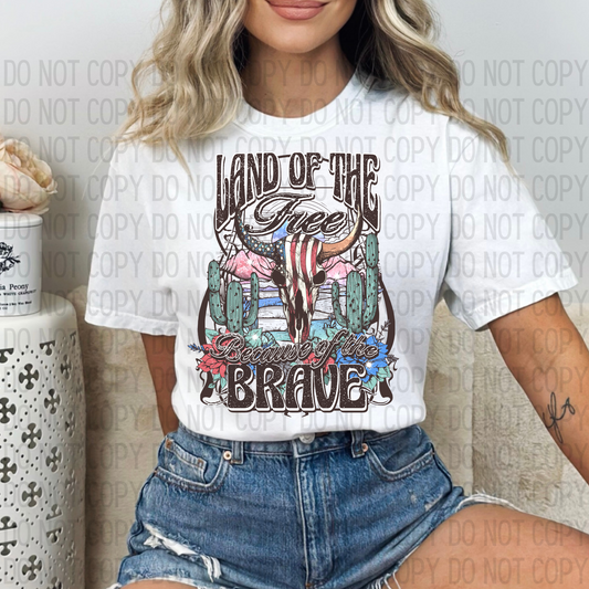 Land Of The Brave DTF