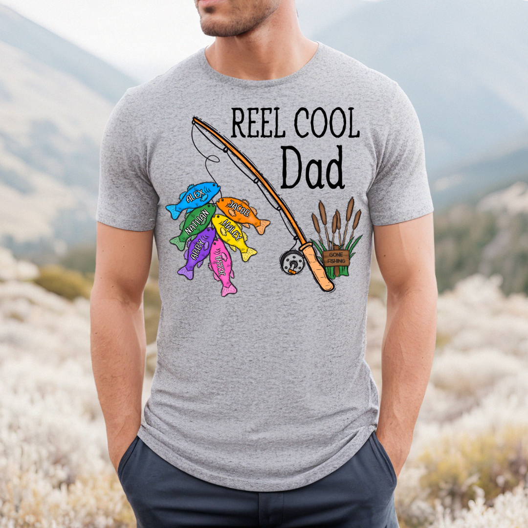 *Custom Reel Cool Dad DTF Transfer