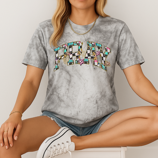 Pray Check Stars DTF Transfer