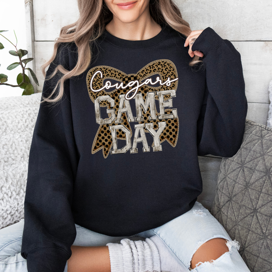 *Game Day Patterened Bow DTF Transfer