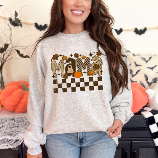 Fall Check Mama DTF Transfer