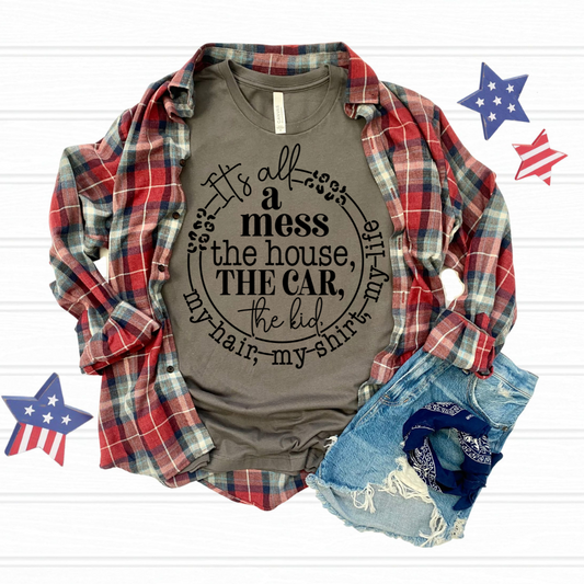 It's All A Mess DTF Transfer