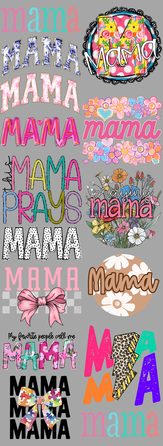 Mama #1 PreMade Gang Sheet