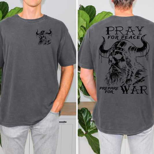 Pray For Peace Viking DTF Transfer