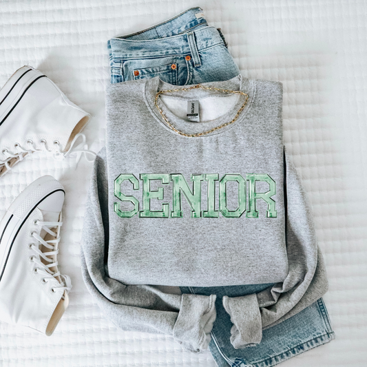 *Custom Sports Block Font Senior DTF Transfer