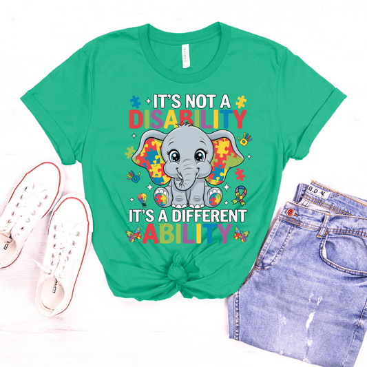 Different Ability Elephant DTF Transfer