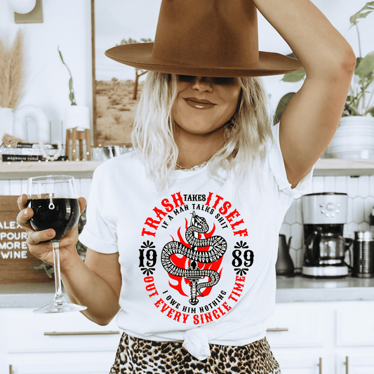 Trash Takes Itself Out DTF