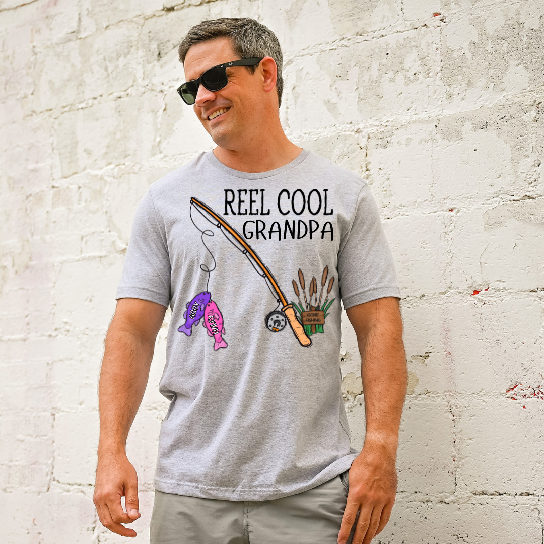 *Custom Reel Cool Dad DTF Transfer