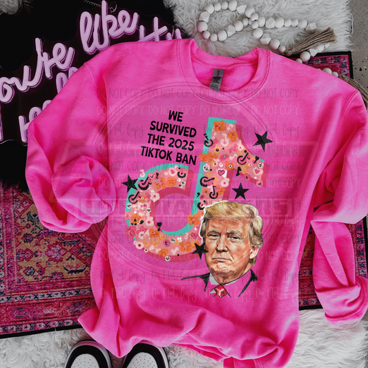 We Survived The Ban DTF Transfer