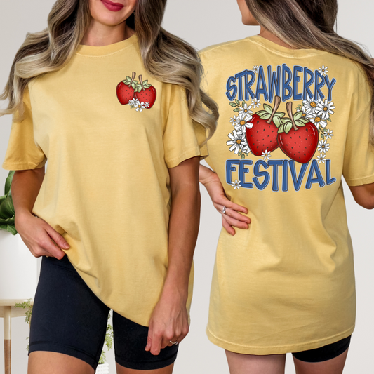 Summer Festival Front Back DTF Transfer