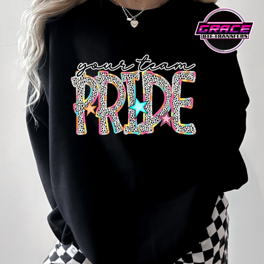 Bright Dottie Pride DTF Transfer