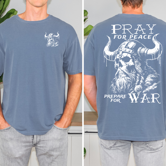 Pray For Peace Viking DTF Transfer