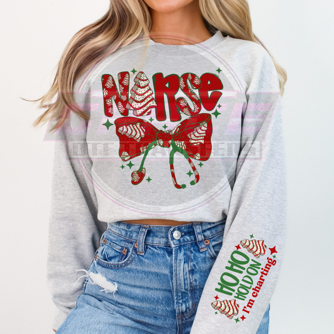 Med Tech/Nurse Xmas Cakes & Sleeve DTF Transfer