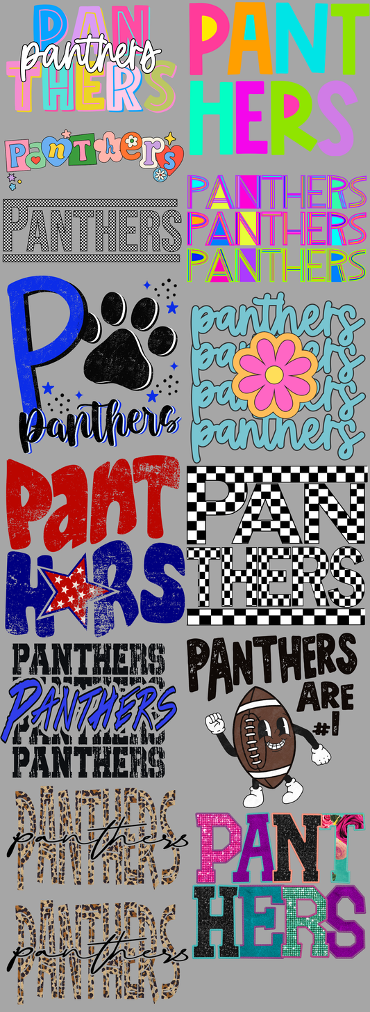 Panthers PreMade Gang Sheet