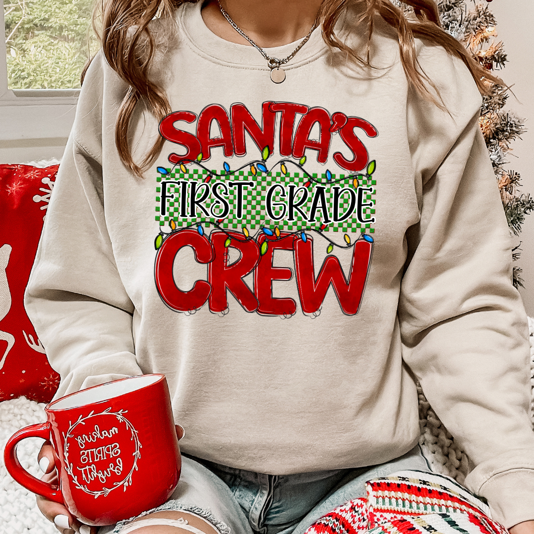 *Grade Level Santa's Crew DTF Transfer