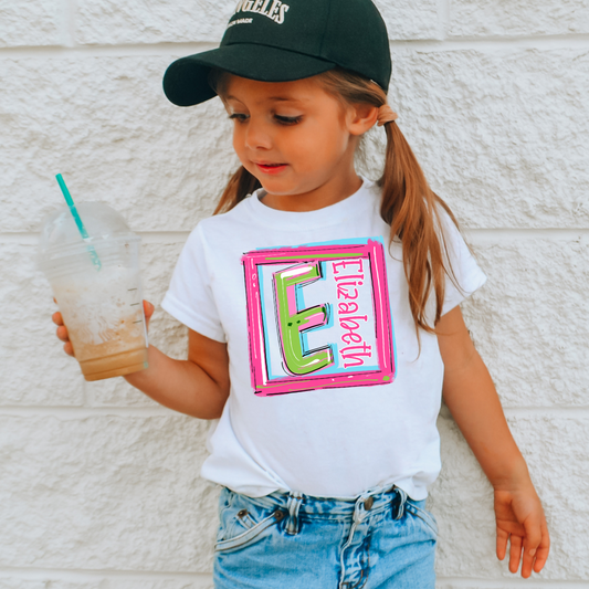 *Custom Name Cheery Doodle Frames DTF Transfer