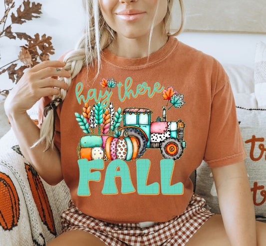 Hay There Fall DTF Transfer