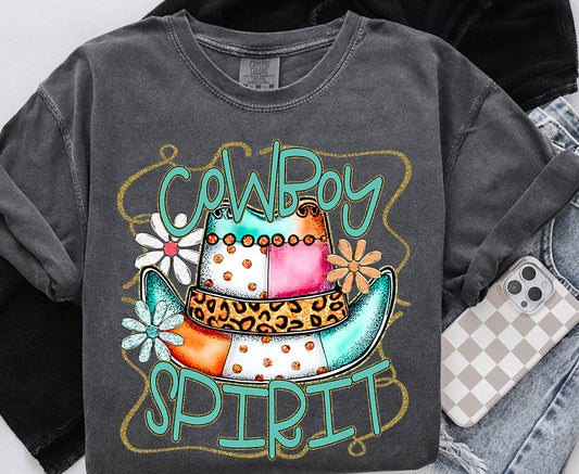 Teal and Gold Funky Mascots DTF Transfer