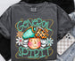 Teal and Gold Funky Mascots DTF Transfer