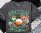 Teal and Gold Funky Mascots DTF Transfer