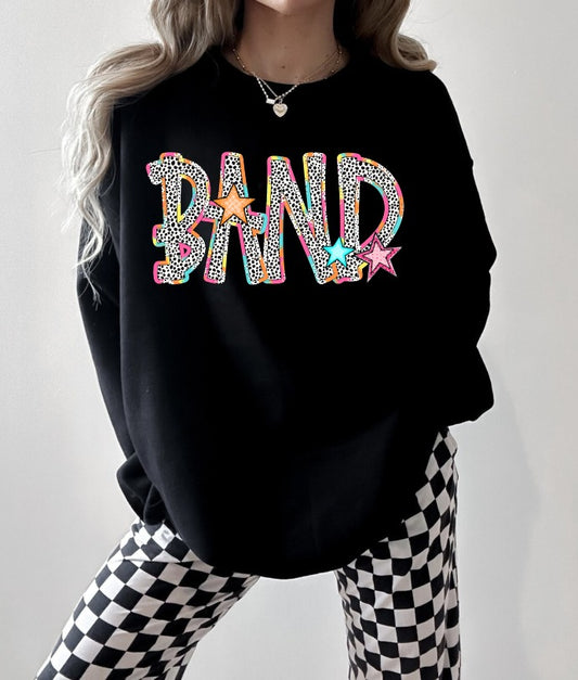 Bright Dottie Band DTF Transfer