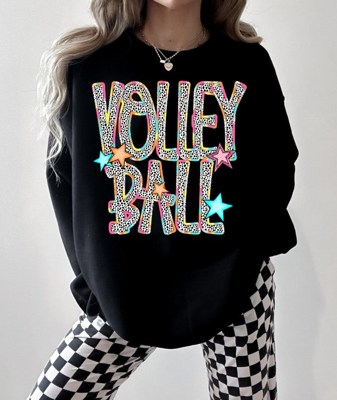Bright Dottie Volleyball DTF Transfer