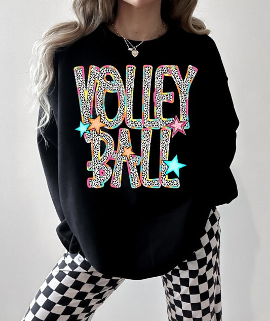 Bright Dottie Volleyball DTF Transfer