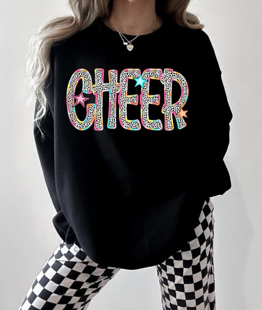 Bright Dottie Cheer DTF Transfer