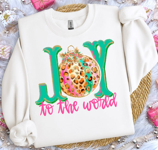 Joy To The World DTF Transfer