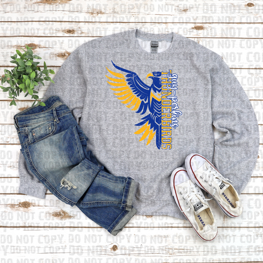 Guy Perkins Thunderbirds Half Mascot DTF