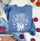 Merry Christmas Vintage White DTF Transfer