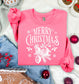 Merry Christmas Vintage White DTF Transfer