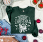 Merry Christmas Vintage White DTF Transfer