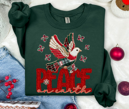 Peace On Earth DTF Transfer