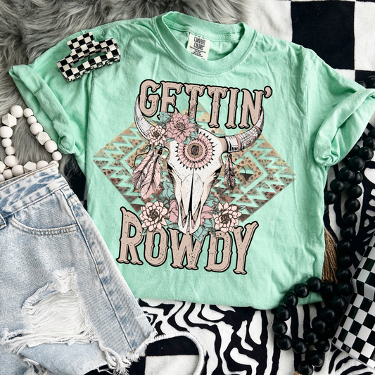 Gettin Rowdy DTF Transfer