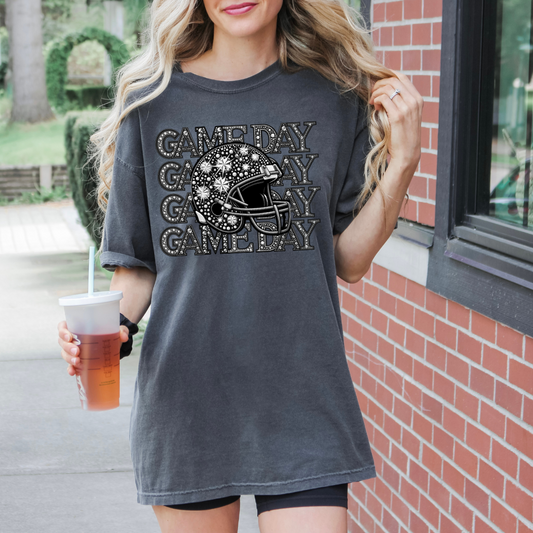 Football Game Day Bling DTF Transfer