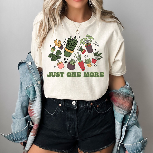 Just One More Plant DTF Transfer
