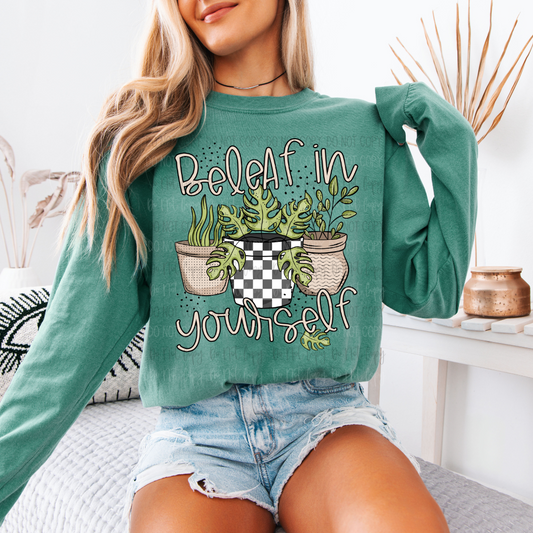 Be Leaf In Yourself DTF Transfer