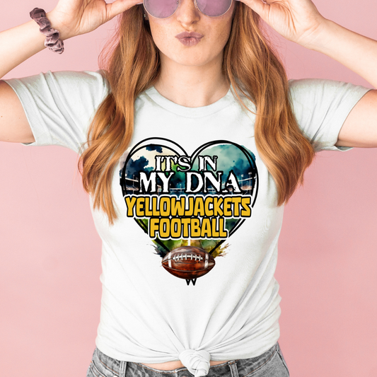 It's In My DNA Yellow Jackets DTF