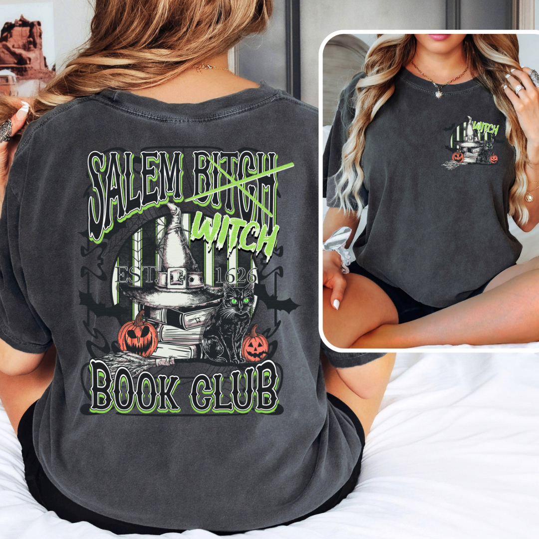 Salem Witch Book Club DTF Transfer