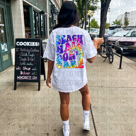 Beach Hair Don't Care DTF