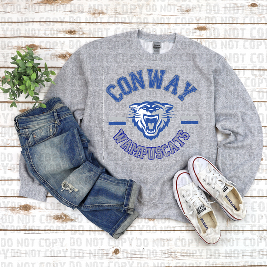 Conway Wampus Cats Circle DTF