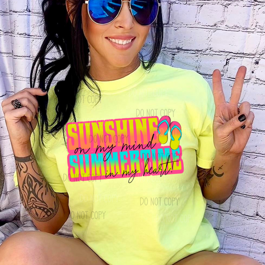 Sunshine and Summertime DTF