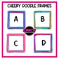 Custom Name Cheery Doodle Frames DTF Transfer