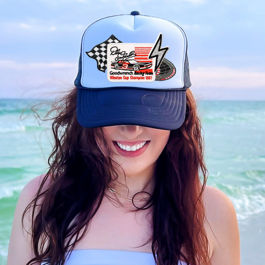 Racing Legends Hat Patch Collage