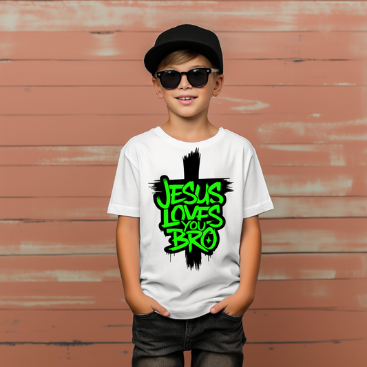 Jesus Loves You Bro DTF Transfer